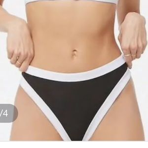 Forever 21 Contrast Bikini Bottoms